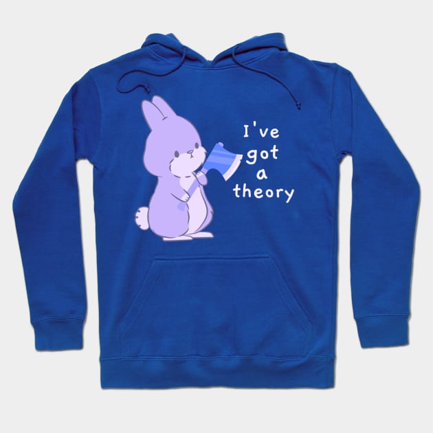 Buffy "I've got a theory" quote purple Hoodie by Gorgoose Graphics
